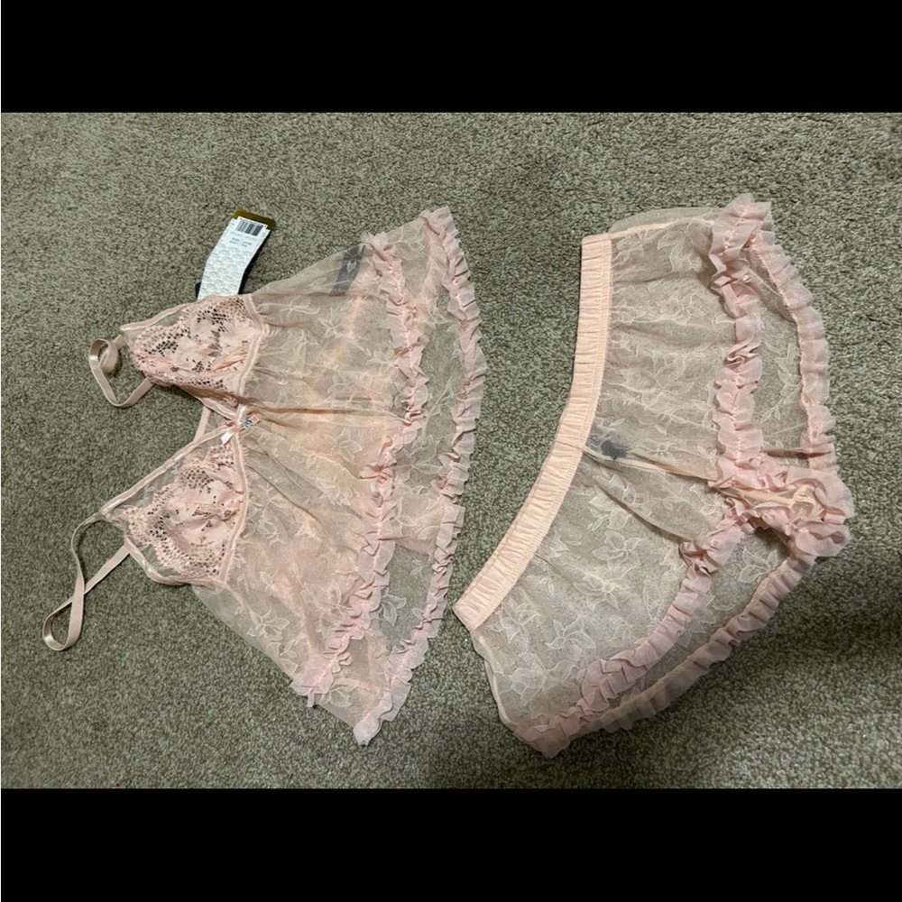 Rachel Pink Lace Panties